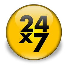 24x7 symbol